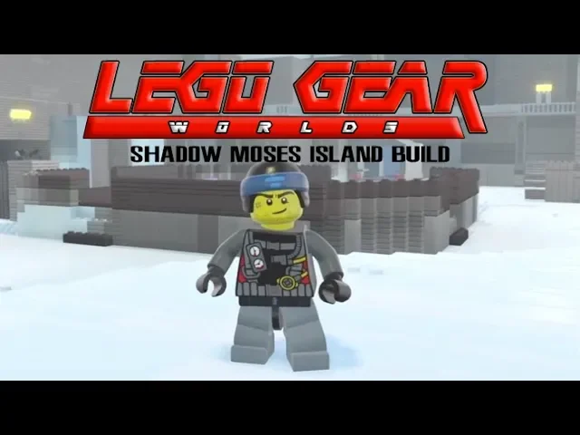 Lego Gear Shadow Moses Island Recreated in Lego Worlds (PART 1)