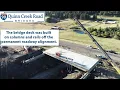 I 90 Quinn Creek Road Bridge Construction 2022