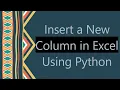 Insert a New Column in Excel Using Python