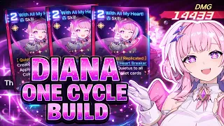 Chaos Zero Nightmare Diana solo DPS one cycle build