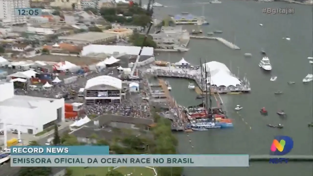Record News: emissora oficial da Ocean Race no Brasil