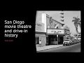 San Diego movie theatre and drive-ins history 1940-1949