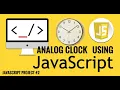 Analog Clock using JavaScript Javascript project series-2
