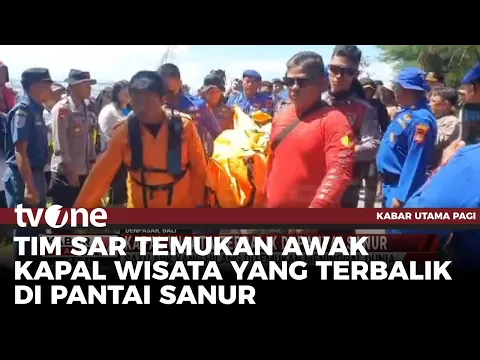 Jenazah Awak Kapal Wisata yang Terbalik di Pantai Sanur Berhasil Ditemukan