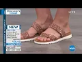 Yellow Box Mahala 2Band Perforated Slide Sandal