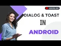 Dialogs and Toast in Android Android Programming in Malayalam