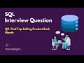 Find Top-Selling Product Each Month SQL Interview Question GROUP BY RANK Q9