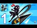 Stickman Teleport Master 3D - Gameplay Walkthrough Part 1 Stick Ninja Teleport iOS Android