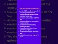 The Ten Commandments