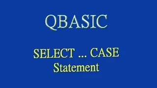 11 Tutorial on SELECT CASE Statement Arithmetic Operators Menu Base program by Technical School
