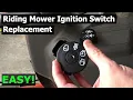 How to Replace Ignition Switch on a Riding Lawn Mower