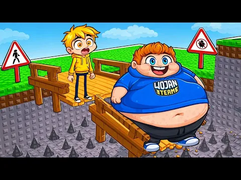 Video Thumbnail: OBBY jako GRUBY VS CHUDY w Roblox!