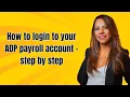 How to login to your ADP payroll account - step by step