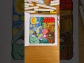 Trying out a Van Gogh night sky to see if it fits the cuteness of this page
