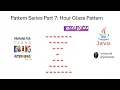 Java Pattern Program Hourglass Pattern Printing Explained in Tamil