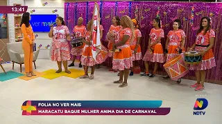 Maracatu Baque Mulher leva ritmo e cultura ao Carnaval 2025
