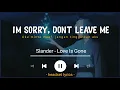 i'm sorry don't leave me (lyrics terjemahan) love is gone SLANDER ft Dylan matthew