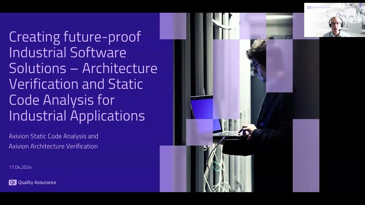 Creating future-proof Industrial Solutions–Architecture Verification & Static Code Analysis