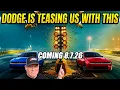 NEW TEASER AD FROM DODGE RAISES QUESTIONS