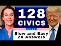 2026 Random U S Citizenship Test 128 Civics Questions Answers USCIS Ciudadania Americana