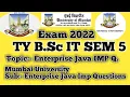 TYBSCIT SEM-V Enterprise Java Imp Questions Nov 2022