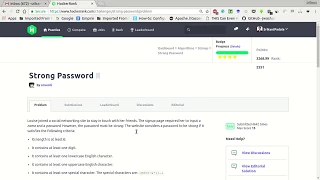 HackerRank Strong Password Solution
