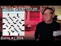 The One Clue That Changed Today s NYT Crossword