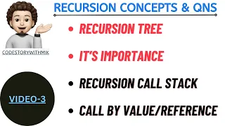 Recursion Tree Call Stack Recursion Concepts And Questions 3