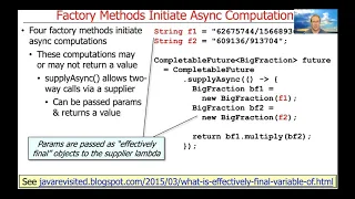 Advanced Java CompletableFuture Features Introducing Factory Methods