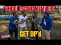 SHOULD GANG MEMBERS GET DP D