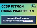 Coding Practice 17B Python CCBP nxtwave