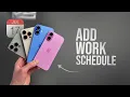 How to Add Work Schedule to iPhone Calendar tutorial