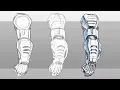 How to Draw a Robot Arm Step by Step Narrated