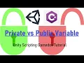 Unity 3d - Private vs Public Variables in C Scripting How to display fields in Unity 3d Inspector