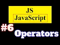 JavaScript Tutorial in Hindi Operators in JavaScript