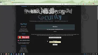 HackThisSite org walkthrough