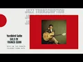 Yardbird Suite by Franco Cerri Jazz Guitar Tab Transcription