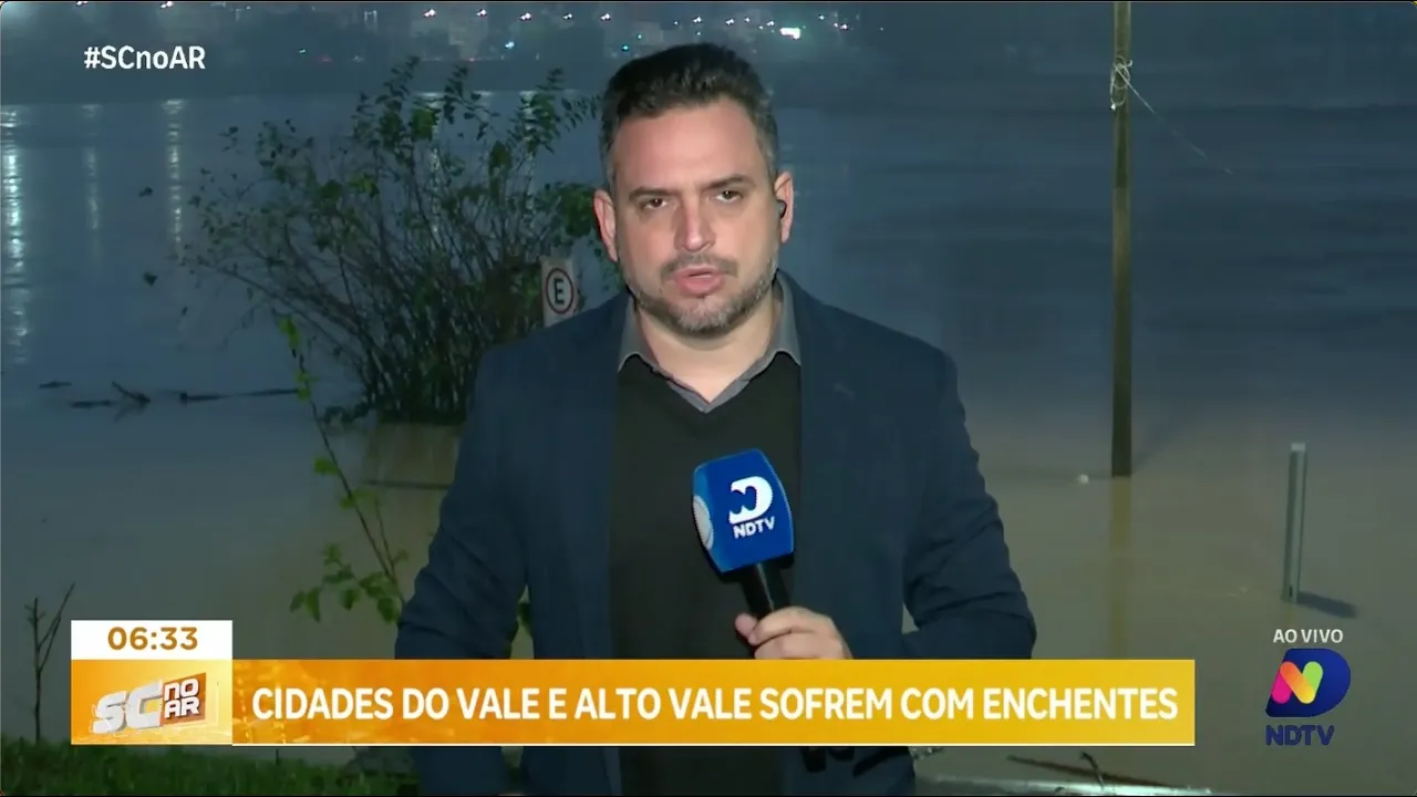 Cidades do Vale e Alto Vale sofrem com enchentes; Rio do Sul decreta estado de emergência