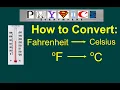 How to convert degrees Fahrenheit to degrees Celsius Converting F to C