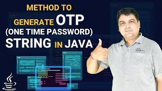 Java method to generate OTP One Time Password string