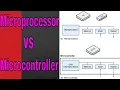 difference between microprocessor and microcontroller