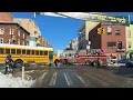 Chaos in New York Brooklyn Snow Driving Tour 4K Icy Roads Traffic Madness