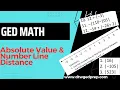 GED Math - Absolute Value Number Line Distance