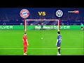 Bayern Munich vs Inter - Penalty Shootout 2025 | Champions League 1/4 Final | eFootball PES Gameplay