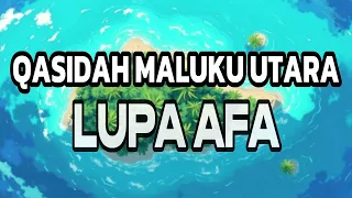lupa afa qasidah maluku utara 2026 remake 