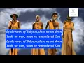 Boney M - Rivers of Babylon (Lyrics) #mysongs #BoneyM  #RiversofBabylon #Lyrics