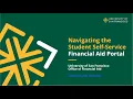 myUSF Student Self-Service Financial Aid Portal Navigation