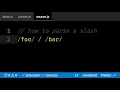 Parsing JavaScript slashes