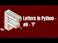 Make the letter F in Turtle