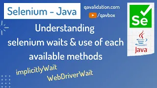 Selenium wait methods in detail ImplicitlyWait ExplicitWait